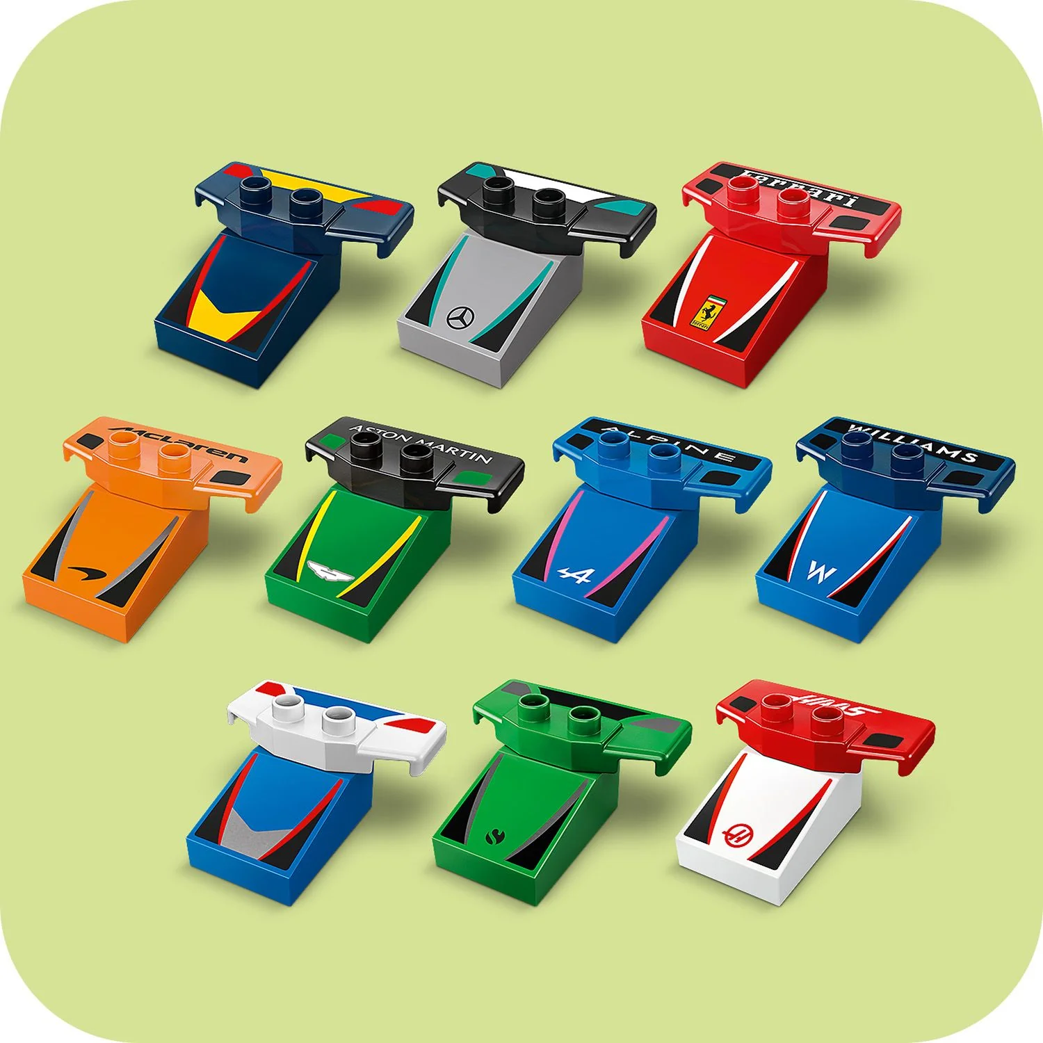 LEGO® DUPLO™ F1® Team Race Cars & Drivers