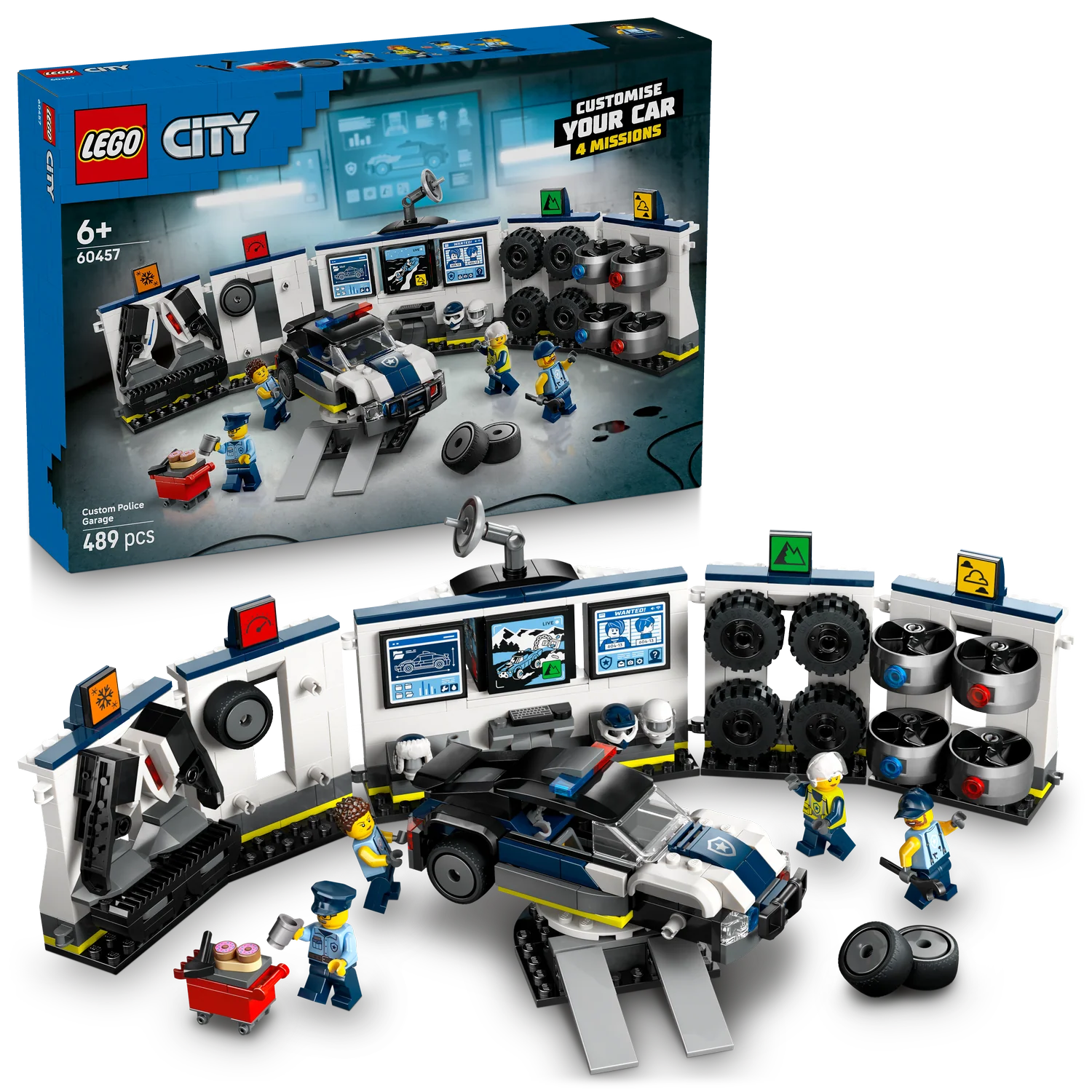 LEGO® City Custom Police Car Garage