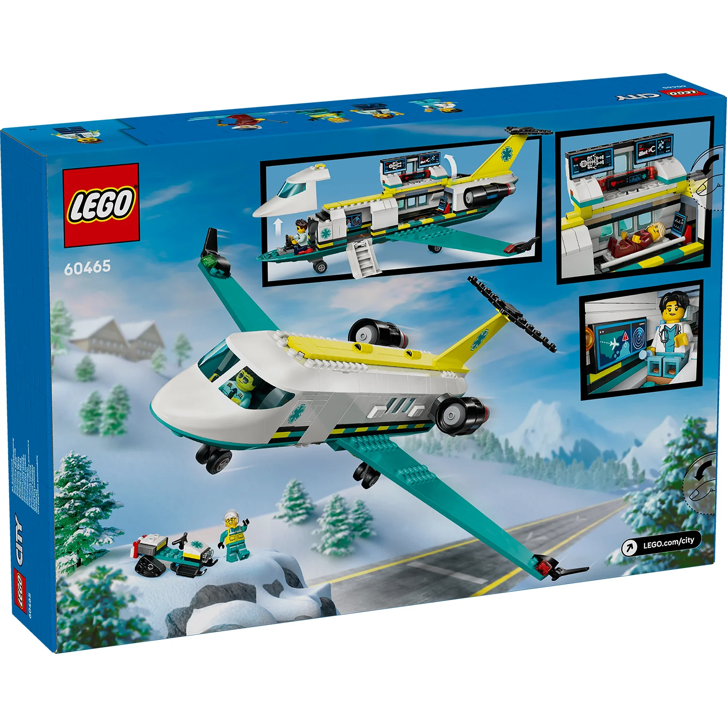 LEGO® City Emergency Air Ambulance Airplane