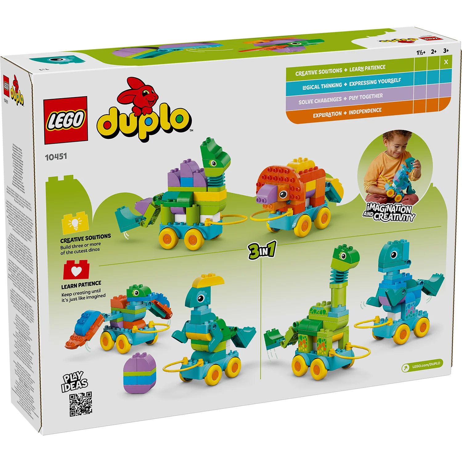 LEGO® DUPLO® 3in1 Dinosaurs on Wheels