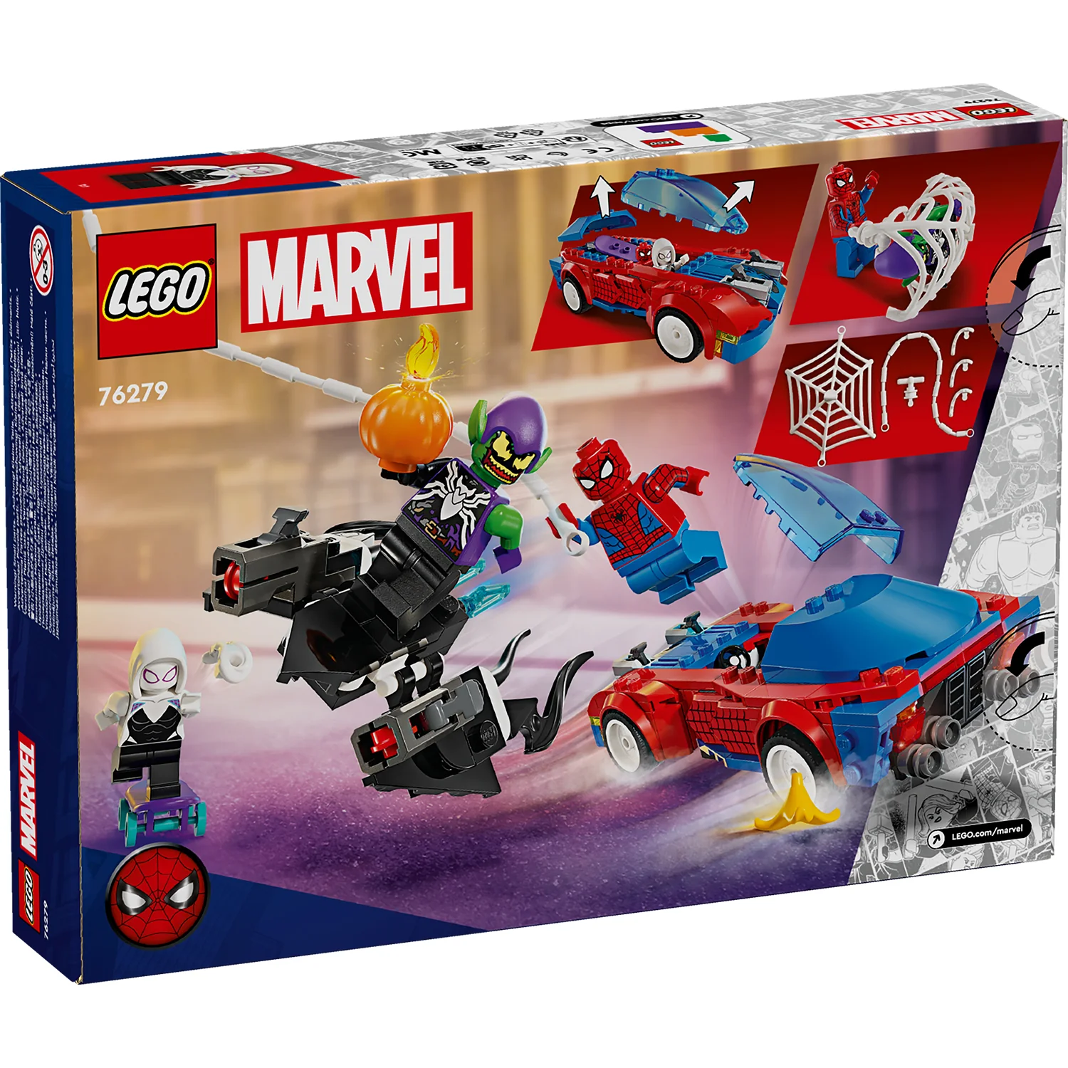 LEGO® Marvel Spider-Man Race Car & Venom Green Goblin
