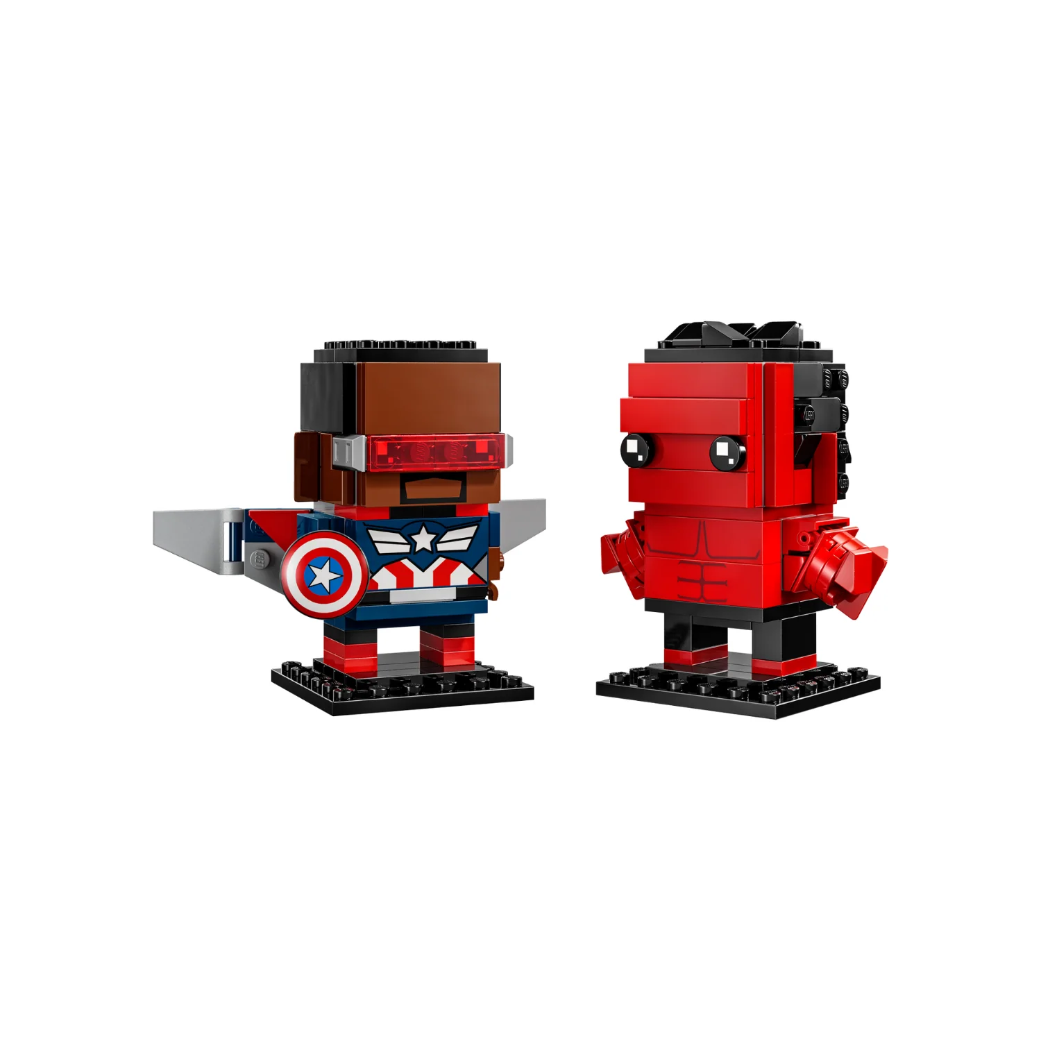 LEGO® BrickHeadz™ Captain America & Red Hulk Figures