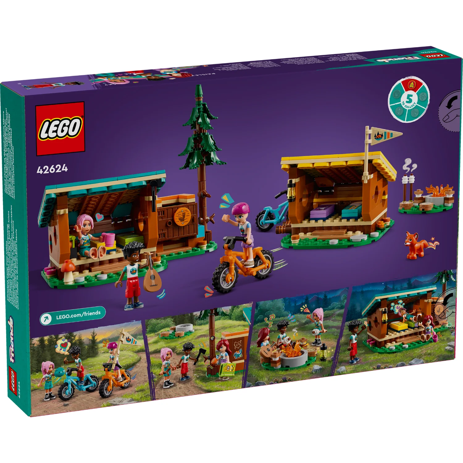 LEGO® Friends™ Adventure Camp Cosy Cabins