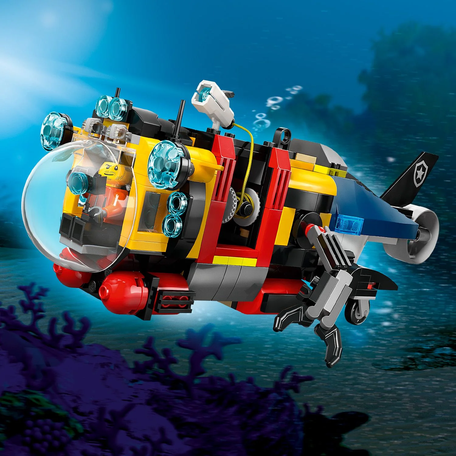 LEGO® City Helicopter, Fire Truck & Submarine Remix