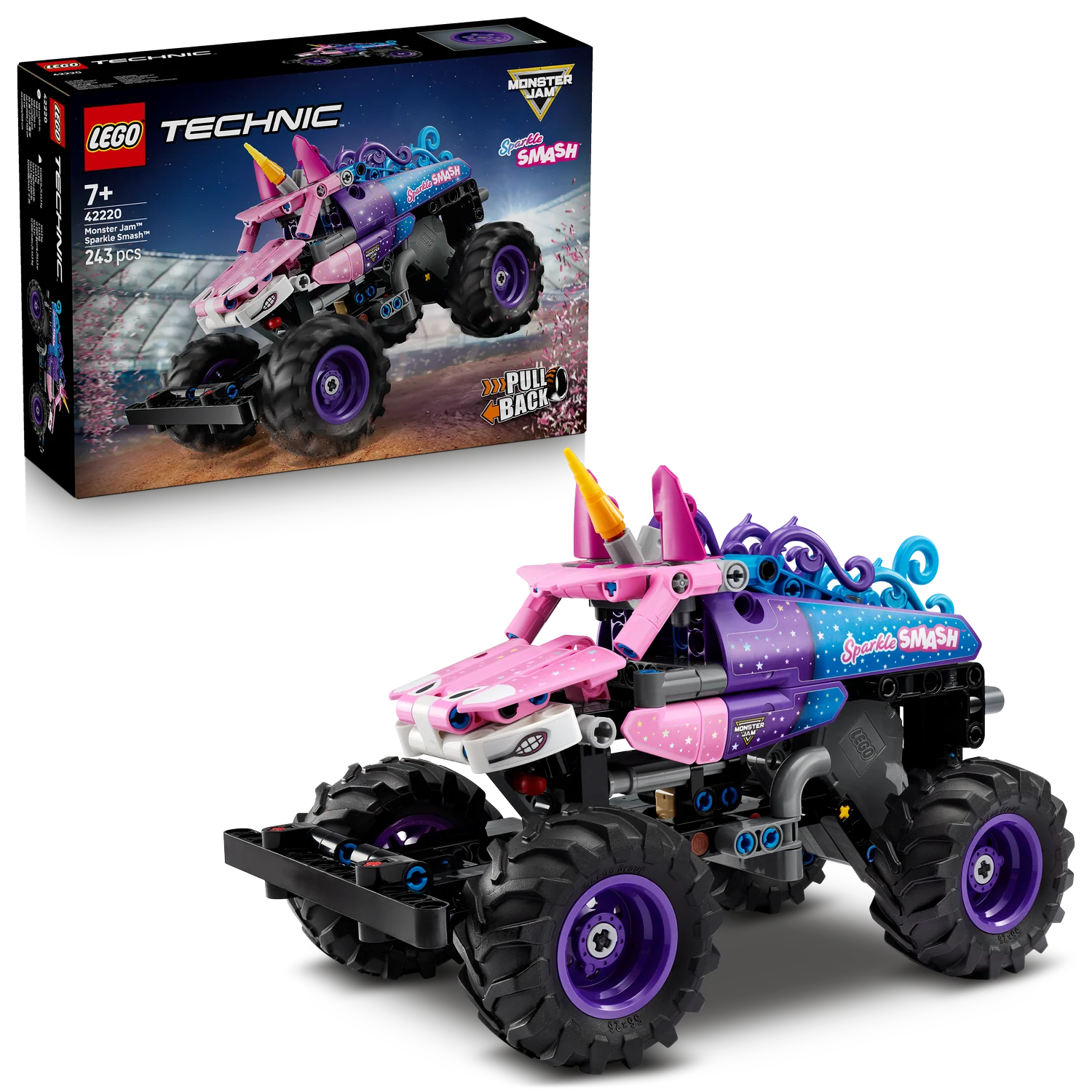 LEGO® Technic Monster Jam™ Sparkle Smash™ Pull-Back