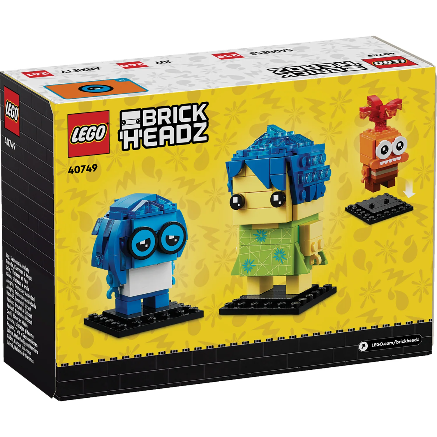 LEGO® BrickHeadz™ Joy, Sadness & Anxiety