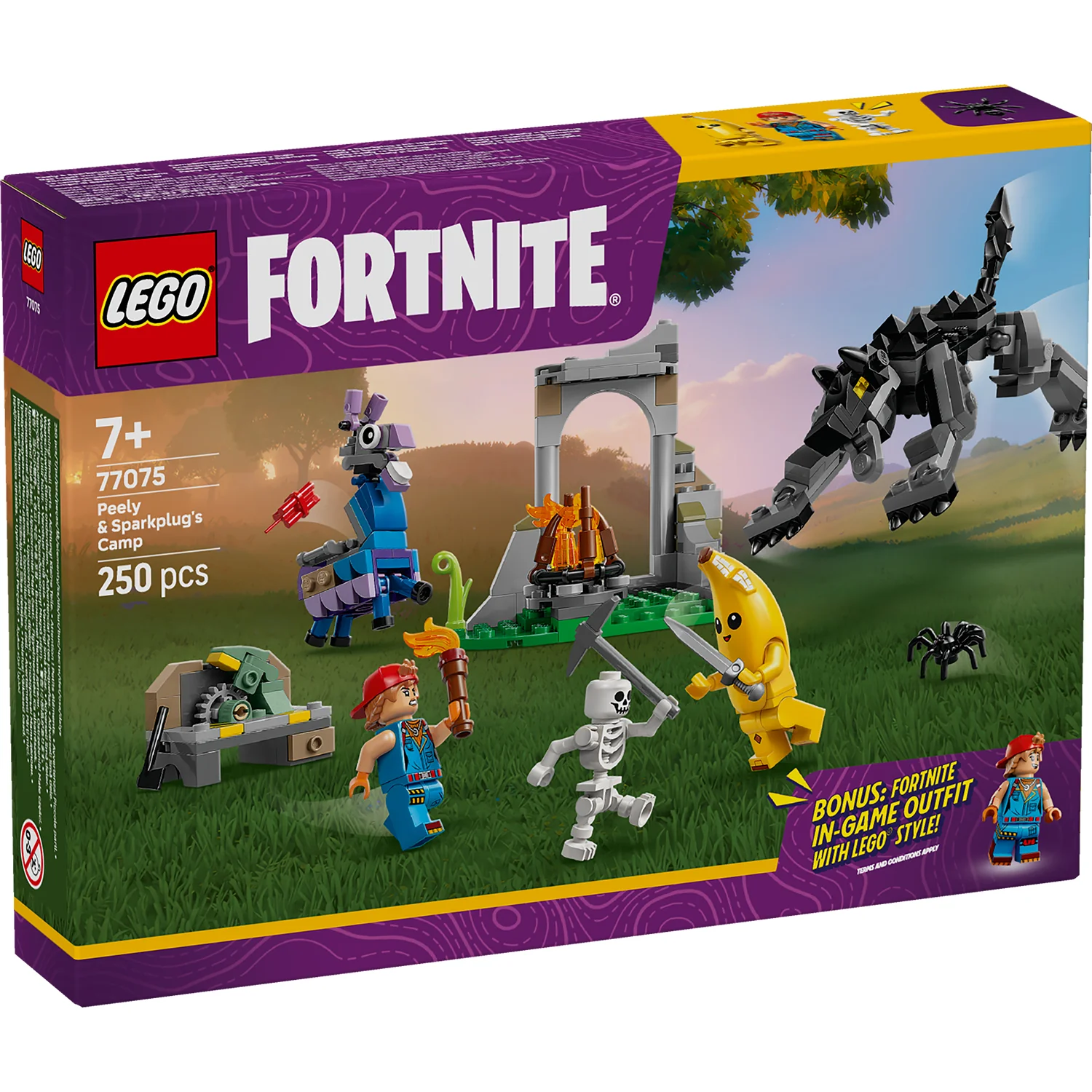LEGO® Fortnite® Peely & Sparkplug’s Camp