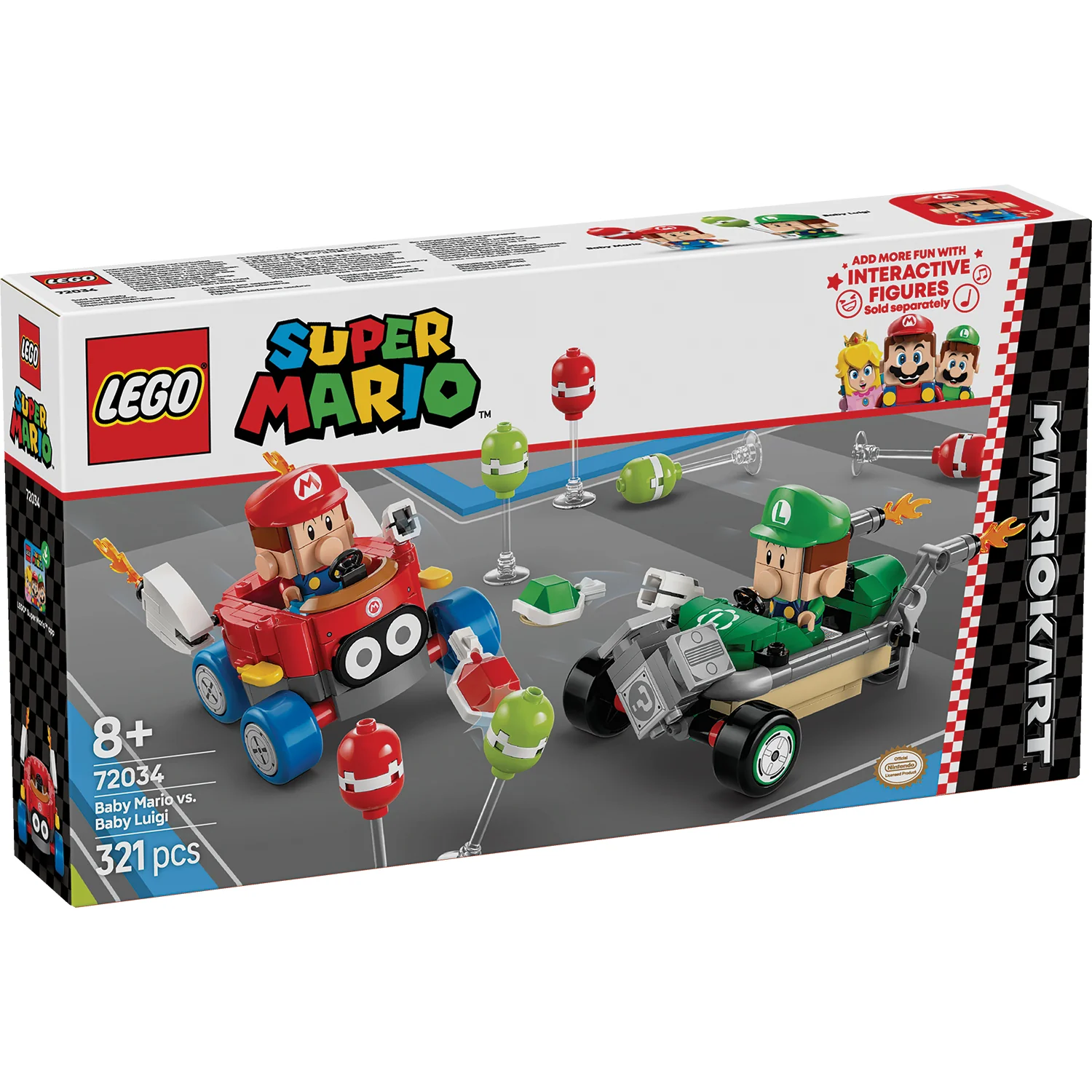 LEGO® Super Mario™: Mario Kart™ – Baby Mario vs. Baby Luigi