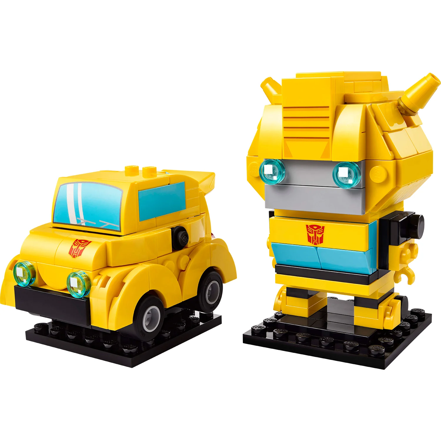 LEGO® BrickHeadz™ Transformers Bumblebee Robot & Vehicle