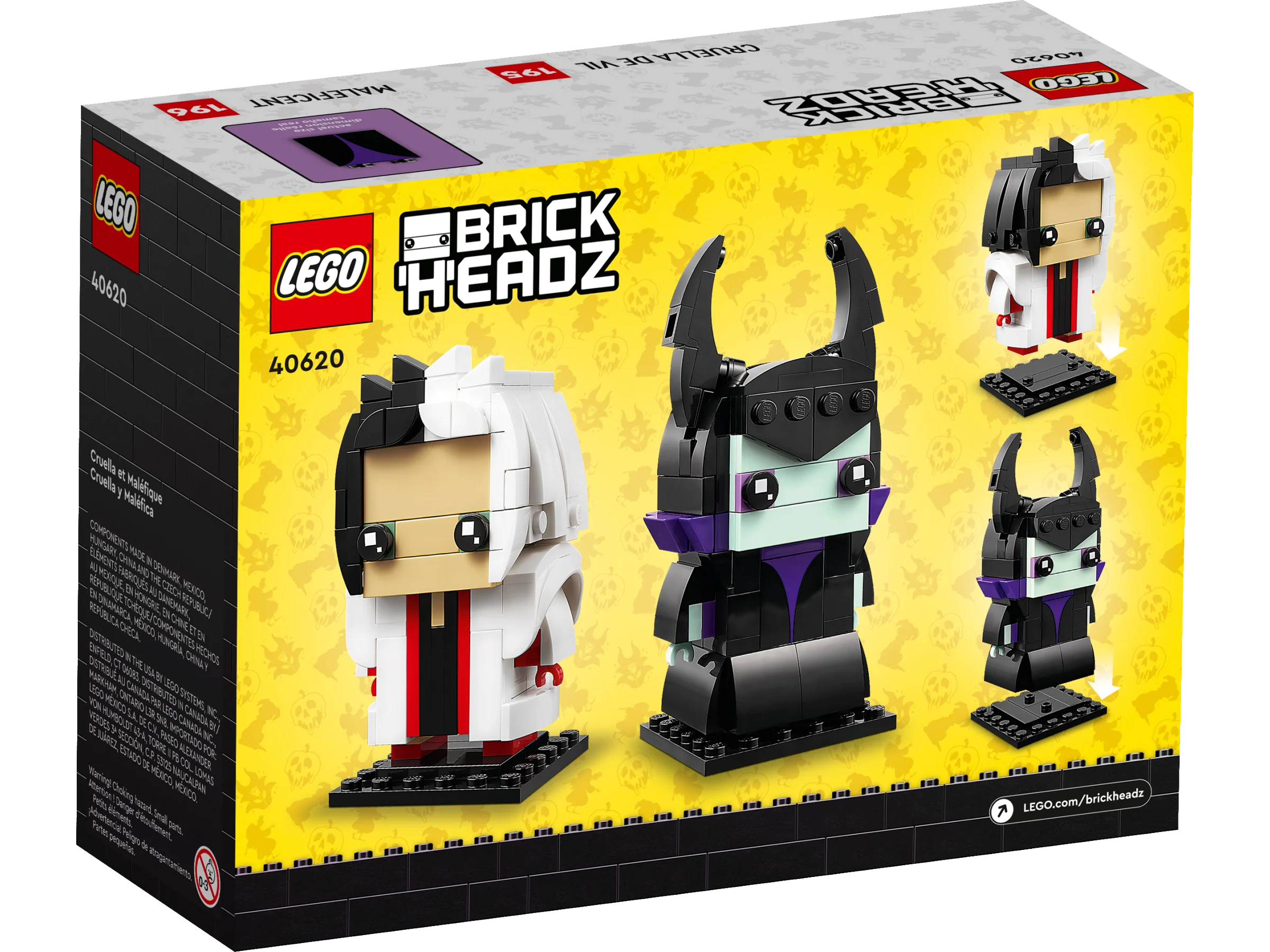 LEGO® BrickHeadz™ Cruella & Maleficent