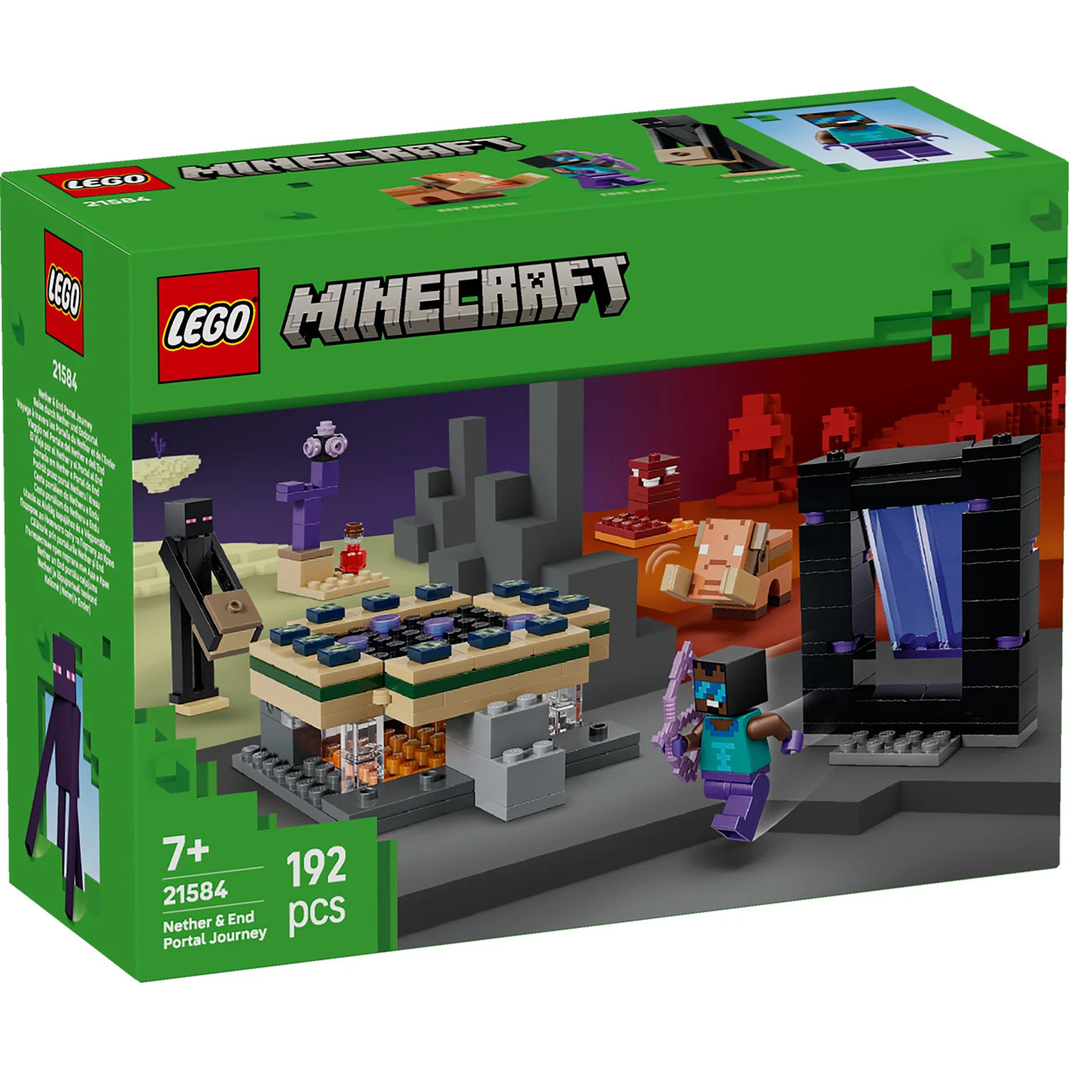 LEGO® Minecraft® Nether & End Portal Journey
