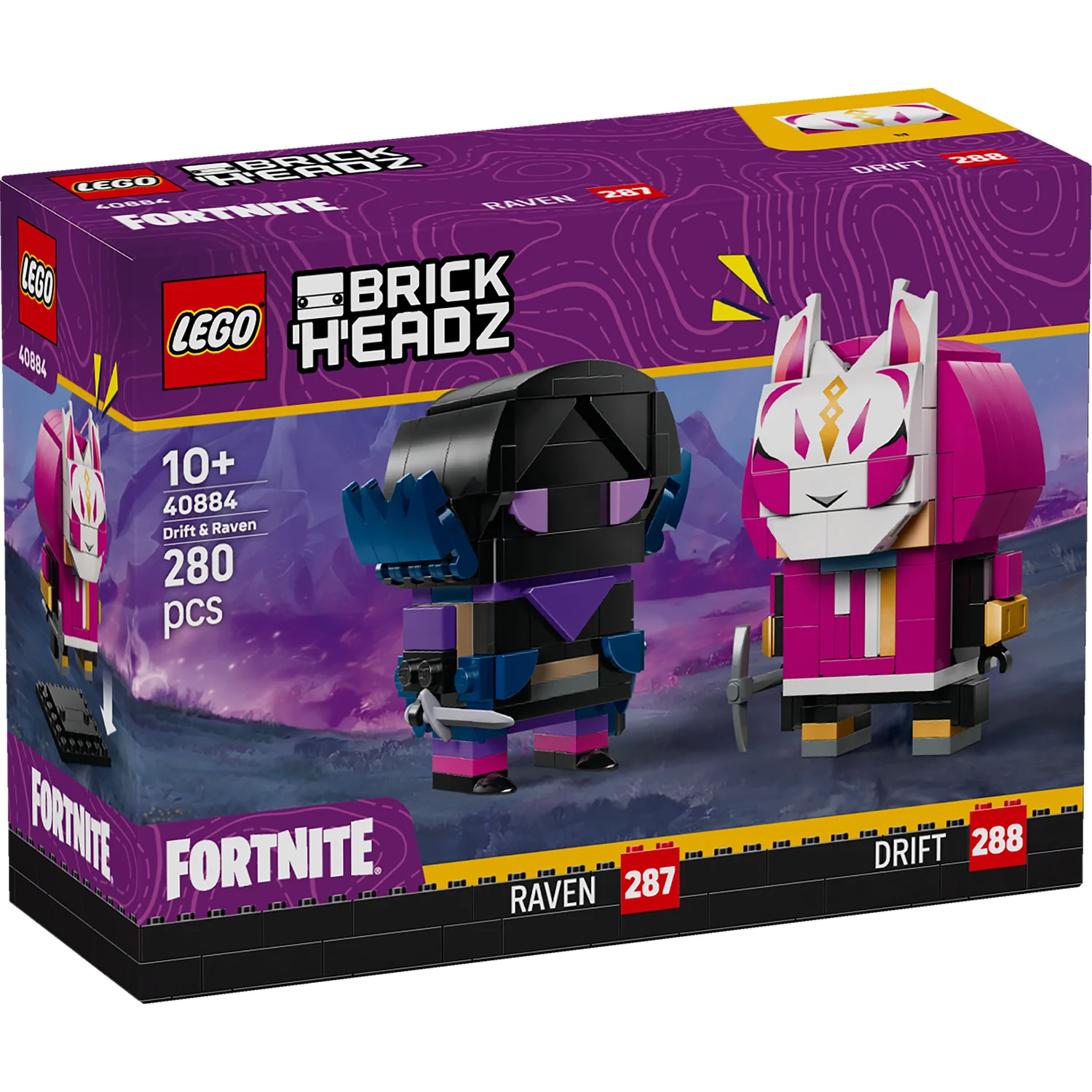 LEGO® BrickHeadz™ Drift & Raven Figures