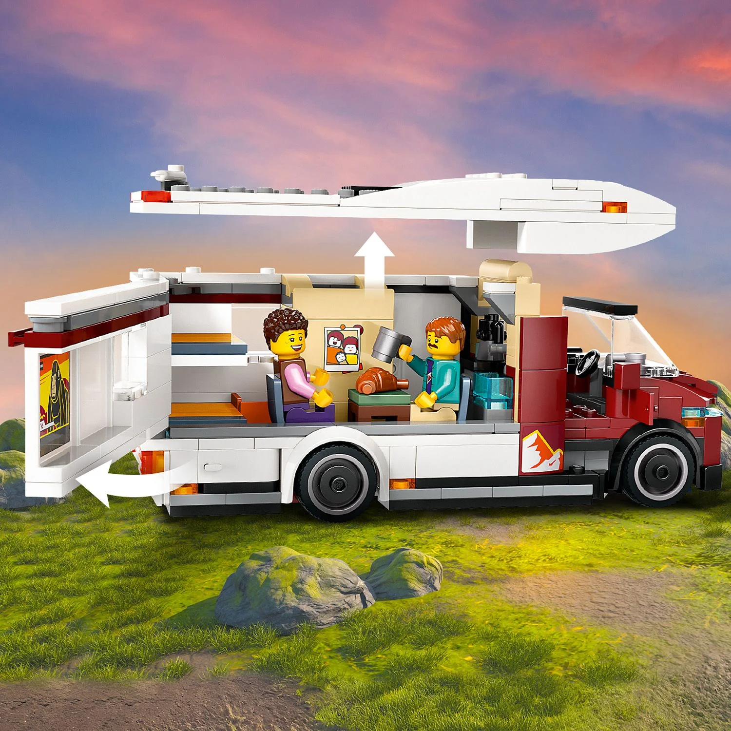 LEGO® City Holiday Adventure Camper Van