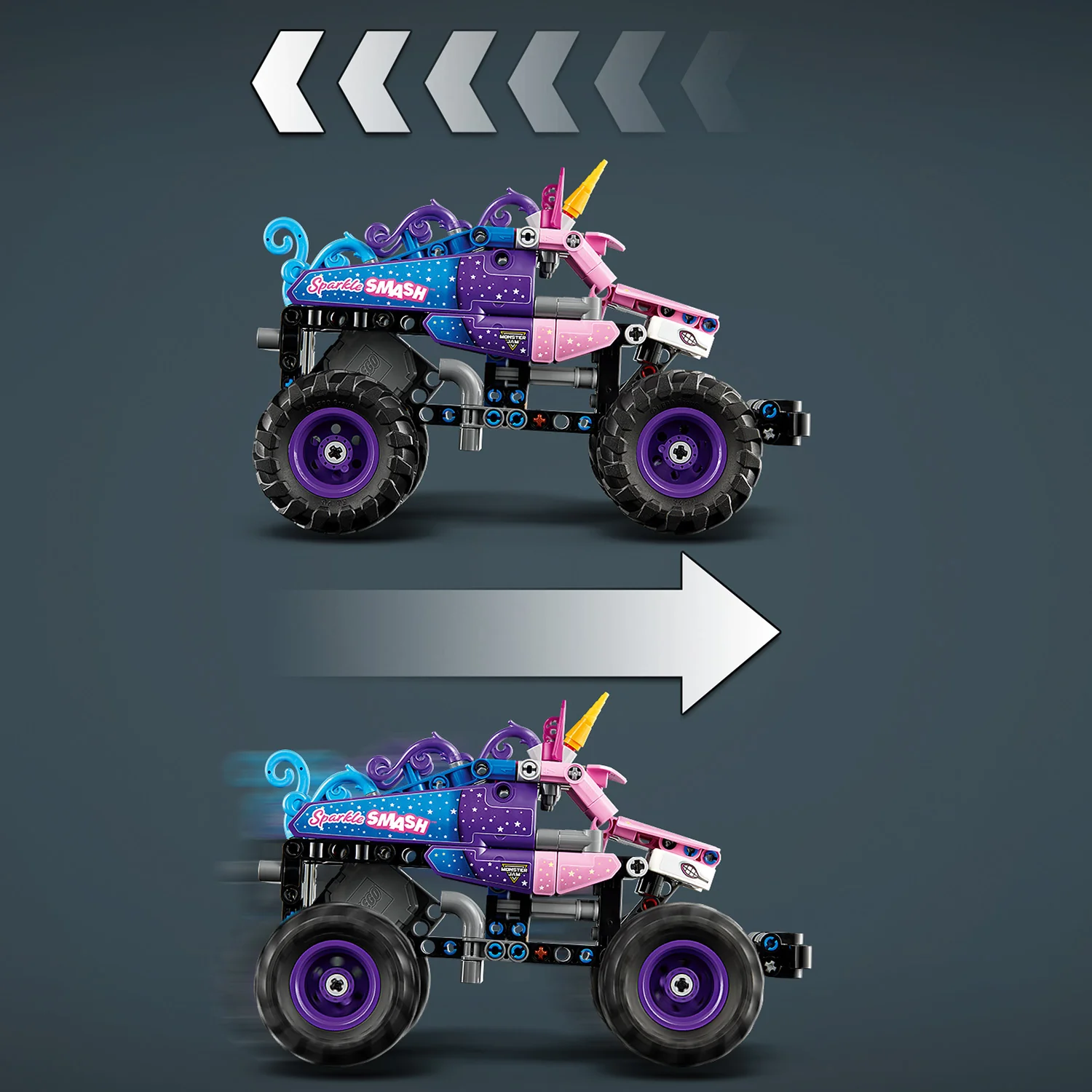 LEGO® Technic Monster Jam™ Sparkle Smash™ Pull-Back