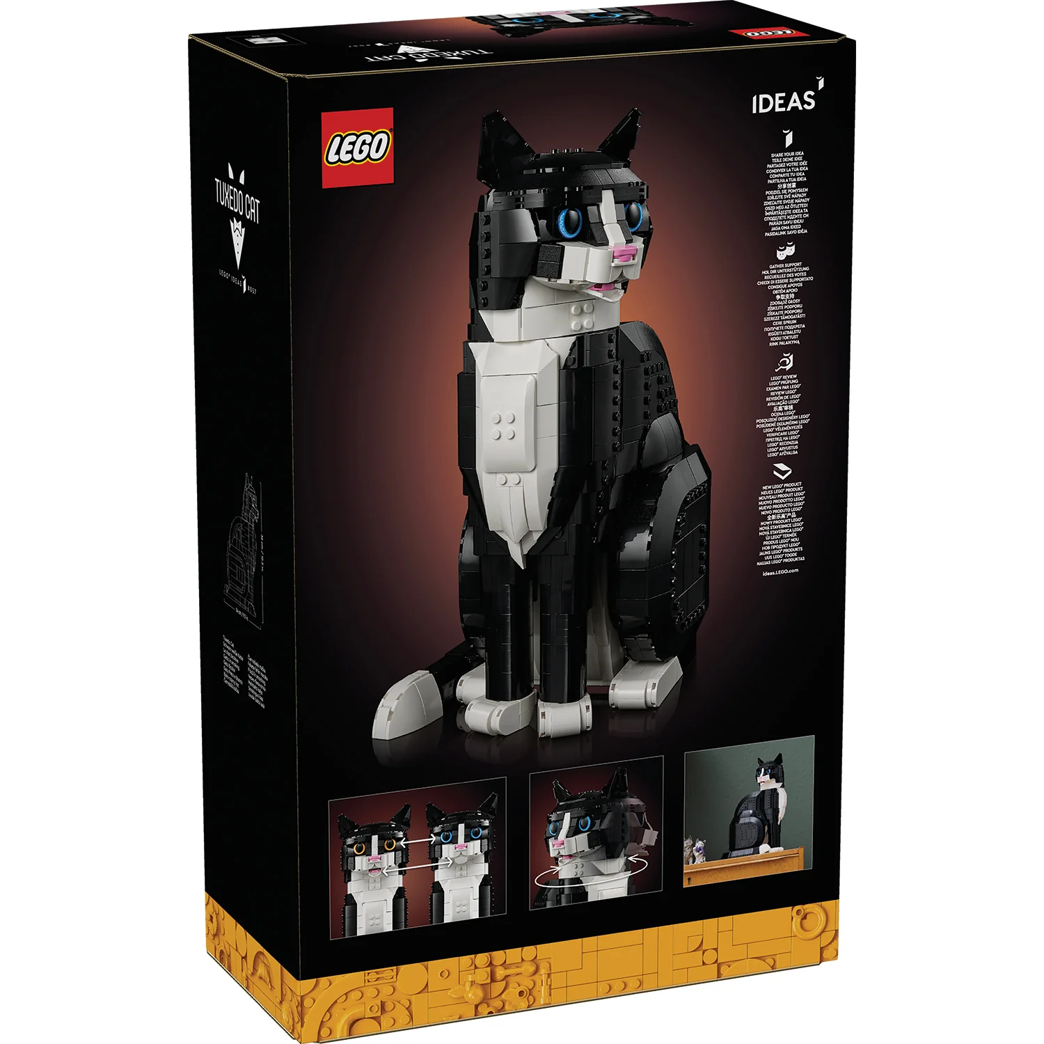 LEGO® Ideas Tuxedo Cat