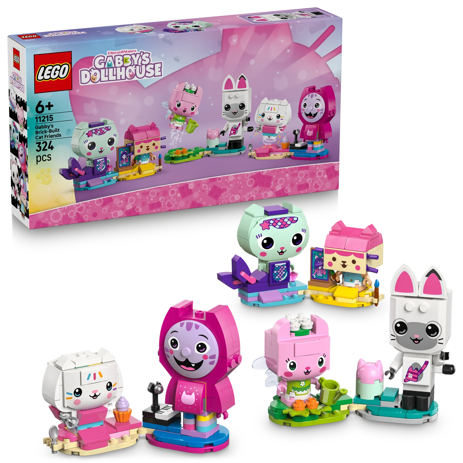 LEGO® Gabby’s Dollhouse Gabby’s Brick-Built Cat Friends