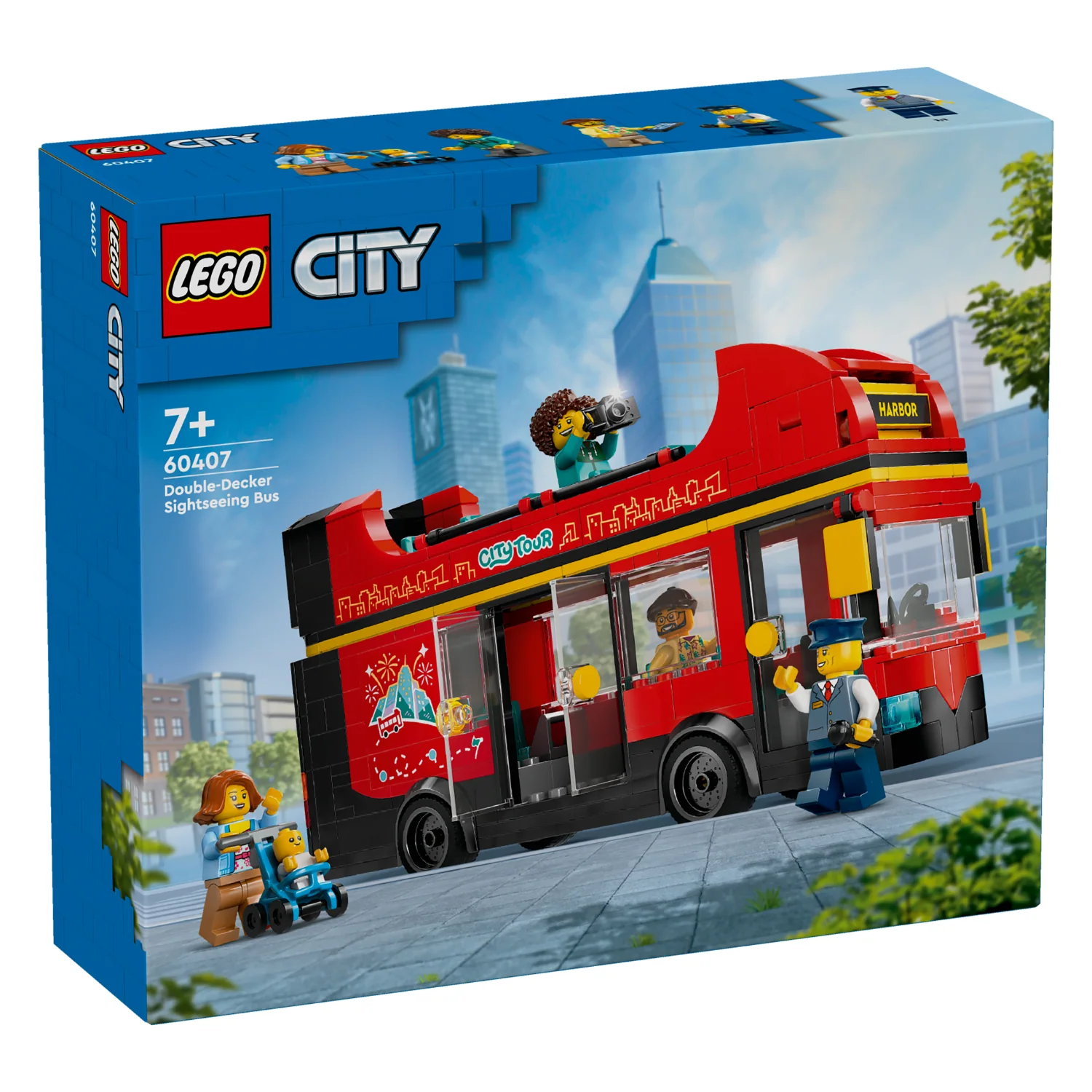 LEGO® City Red Double-Decker Sightseeing Bus