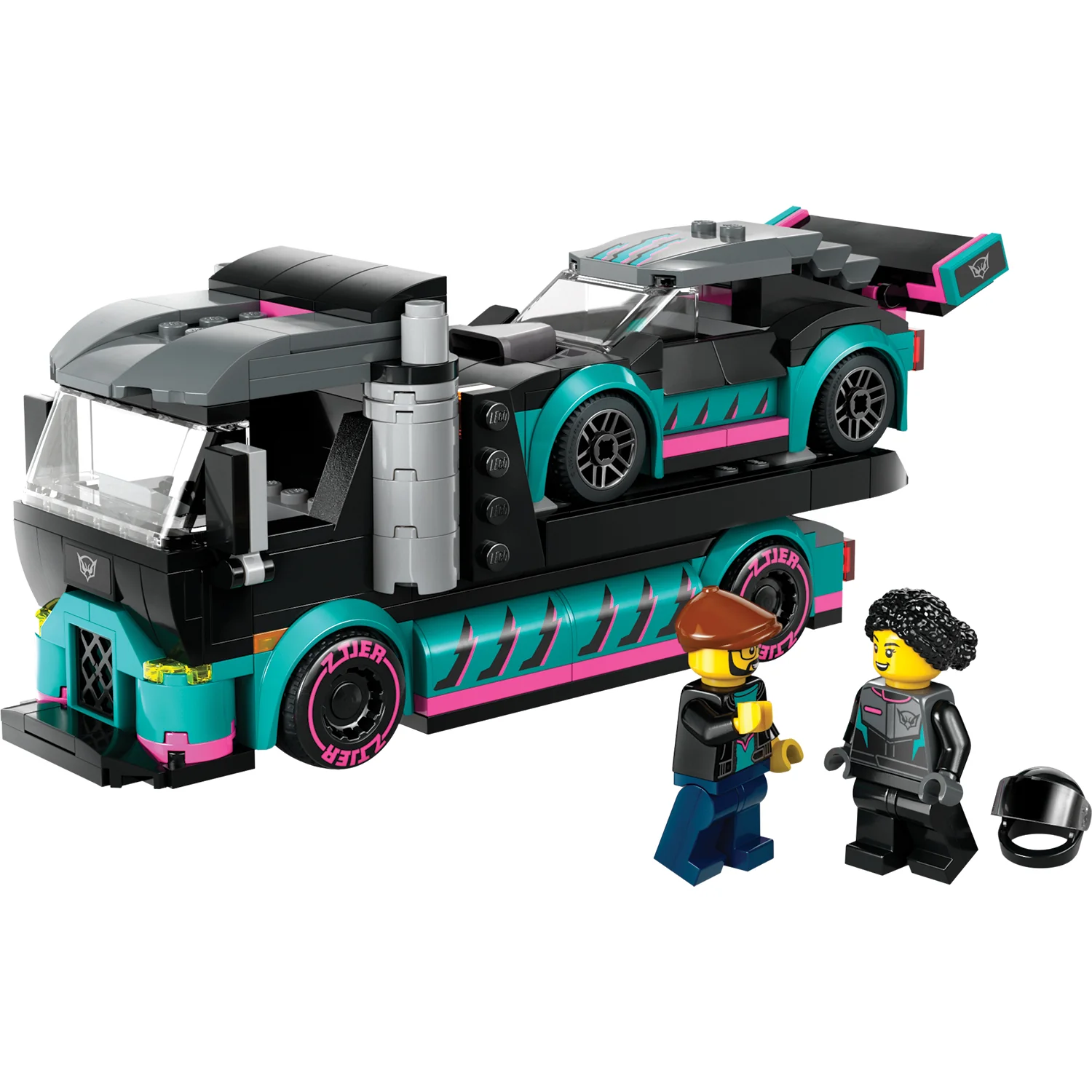 LEGO® City Race Car and Car Carrier Truck