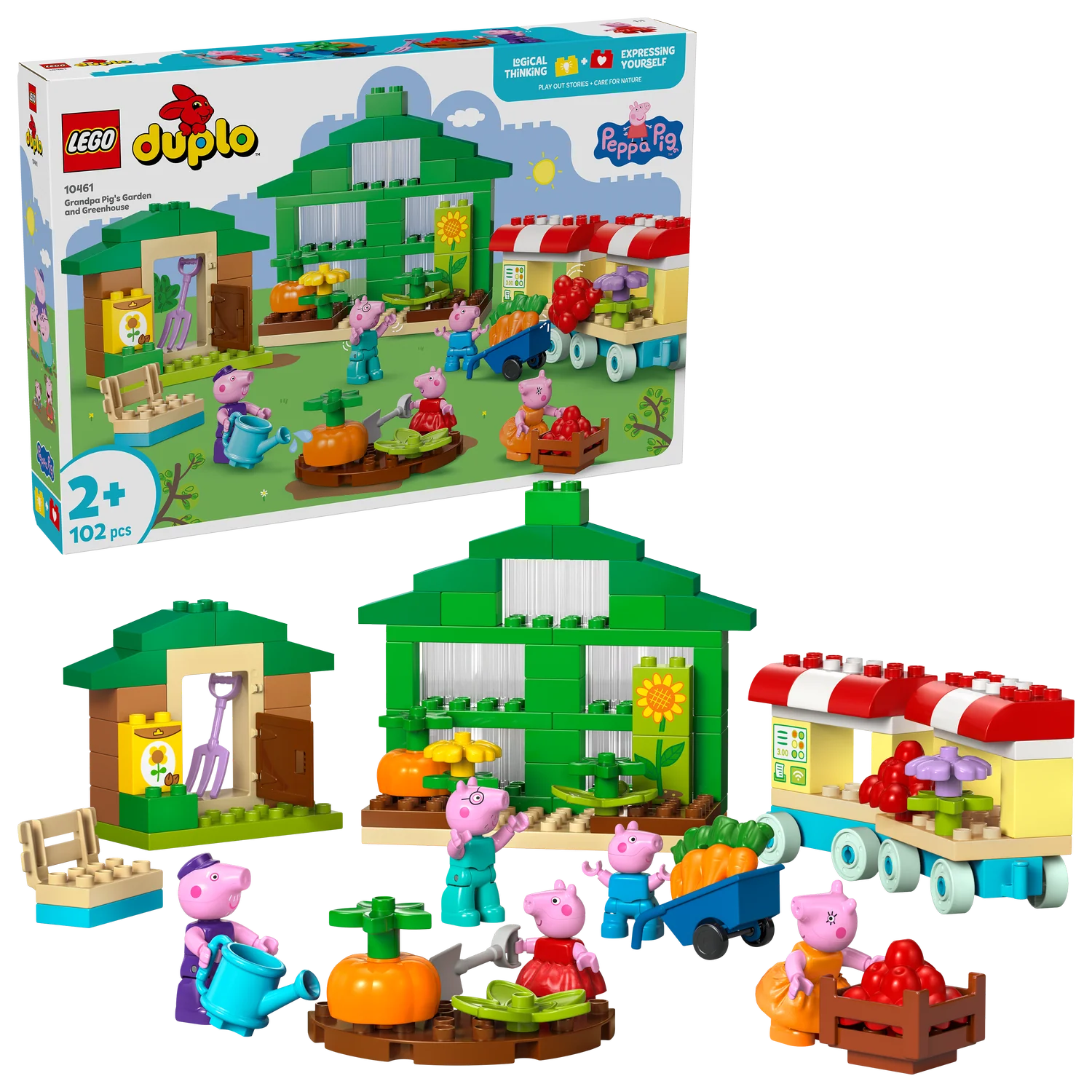 LEGO® DUPLO™ Grandpa Pig's Garden and Greenhouse