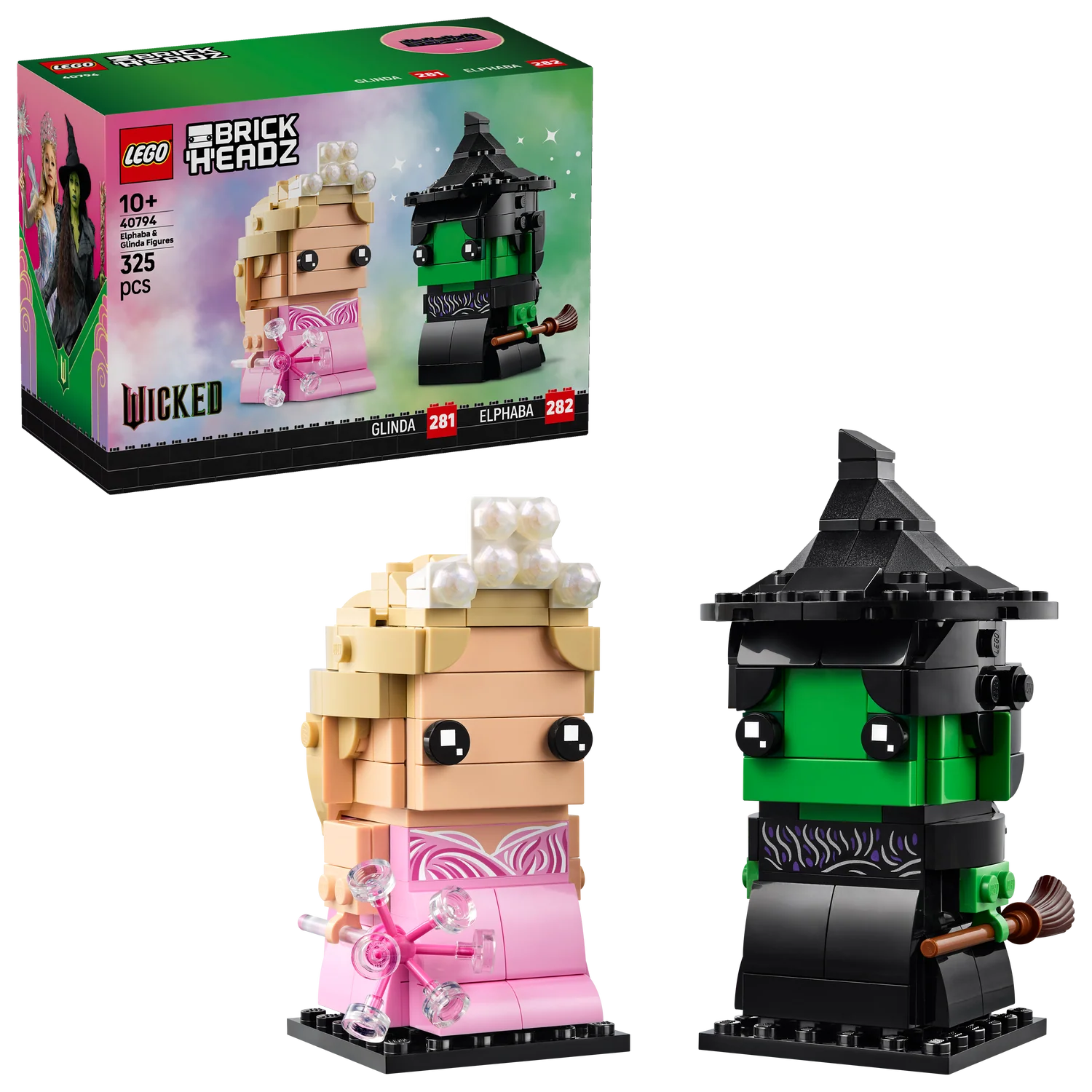 LEGO® BrickHeadz™ Elphaba & Glinda Figures