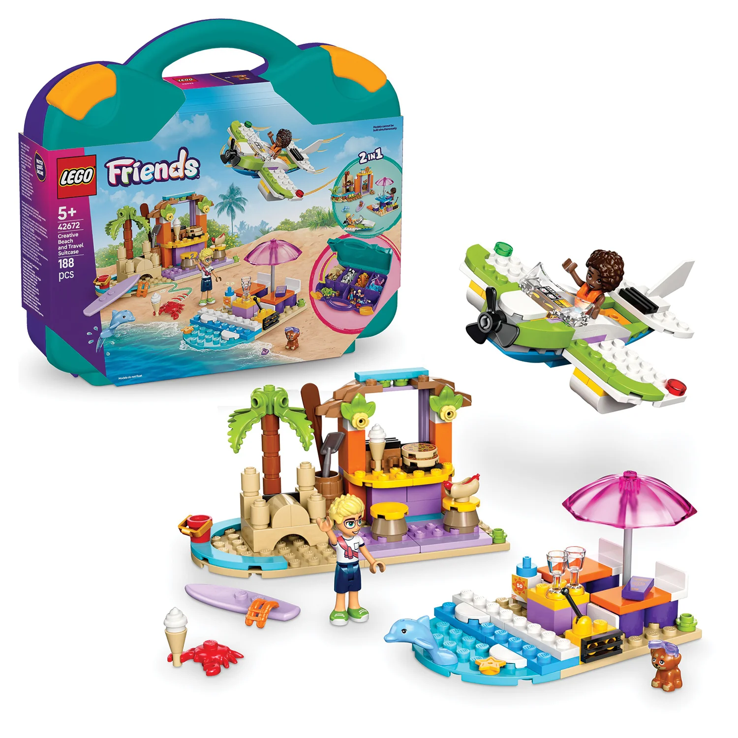 LEGO® Friends™ Creative Beach and Travel Suitcase