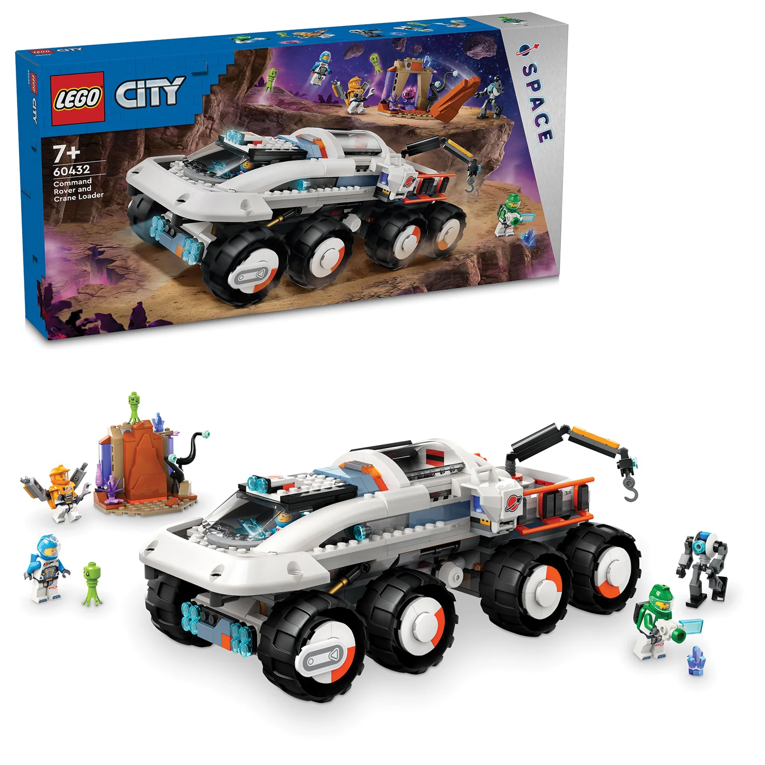 LEGO® City Command Rover and Crane Loader