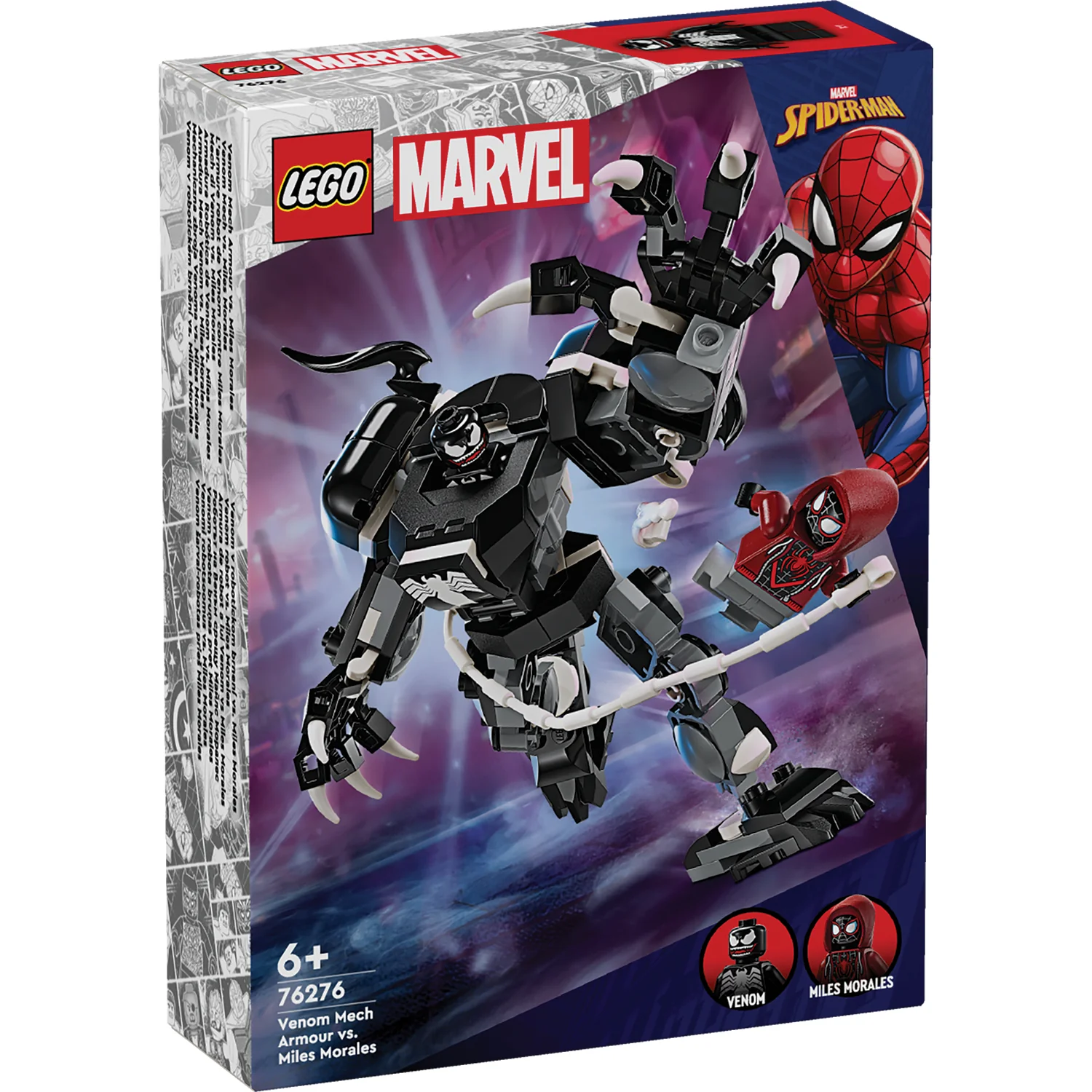 LEGO® Marvel Venom Mech Armor vs. Miles Morales