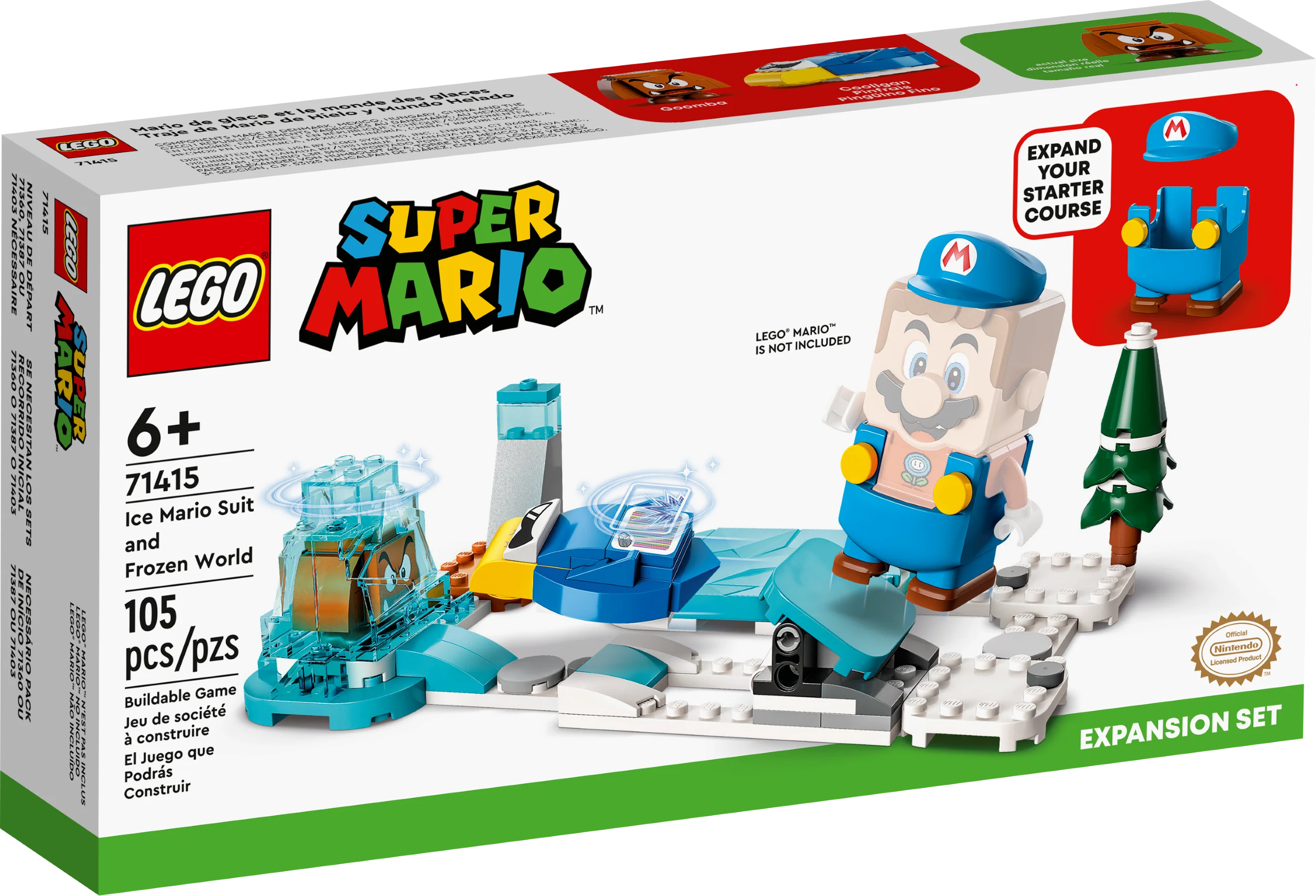 LEGO® Super Mario™ Ice Mario Suit and Frozen World Expension Set