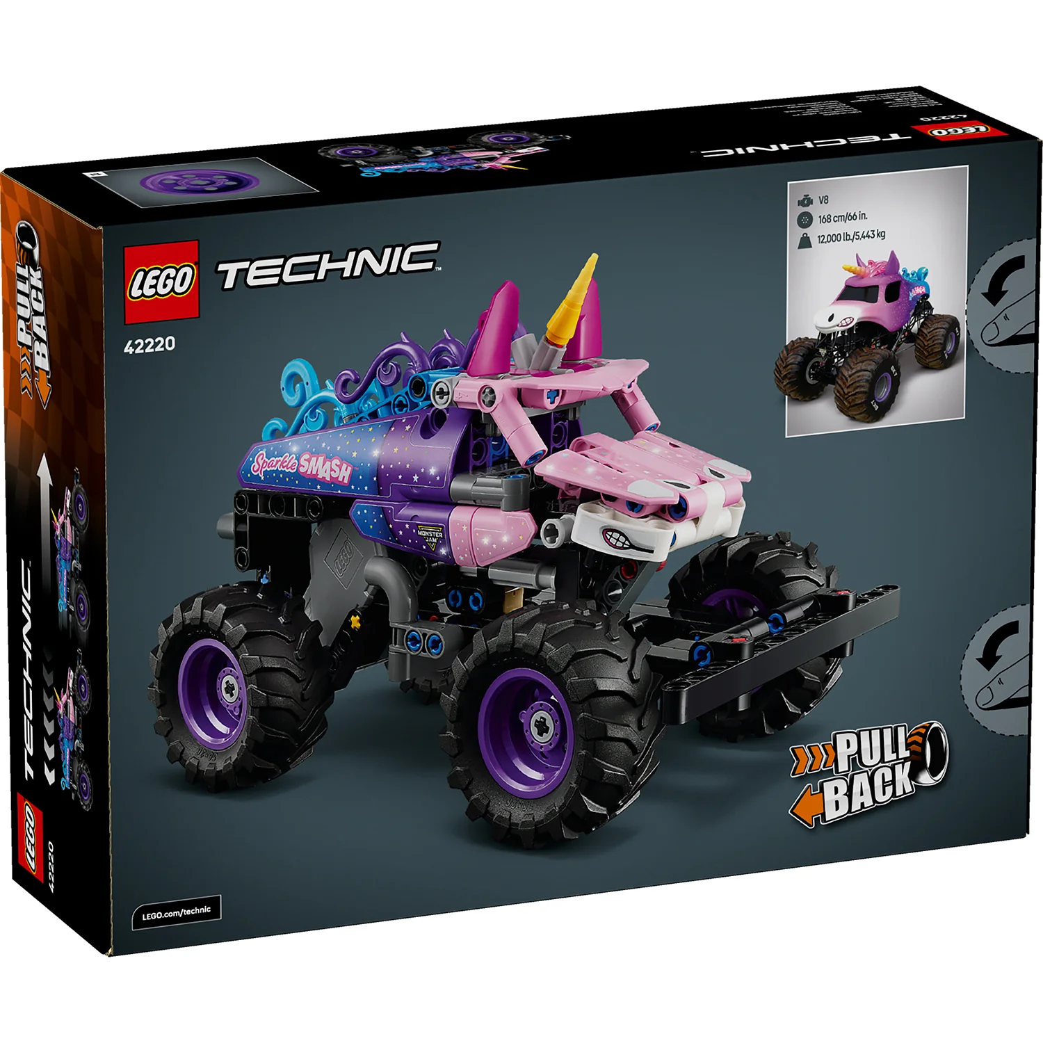 LEGO® Technic Monster Jam™ Sparkle Smash™ Pull-Back